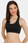 Zivame Girls Double Layered Non Wired Full Coverage Slip-on Beginner Bra (Pack of 2) - Multicolor — thumbnail 6